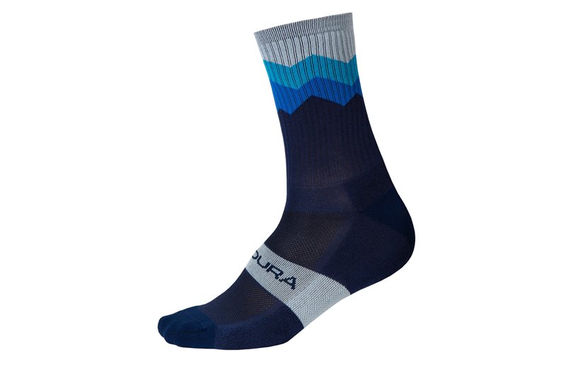 Endura Cykelstrømper Jagged Navy