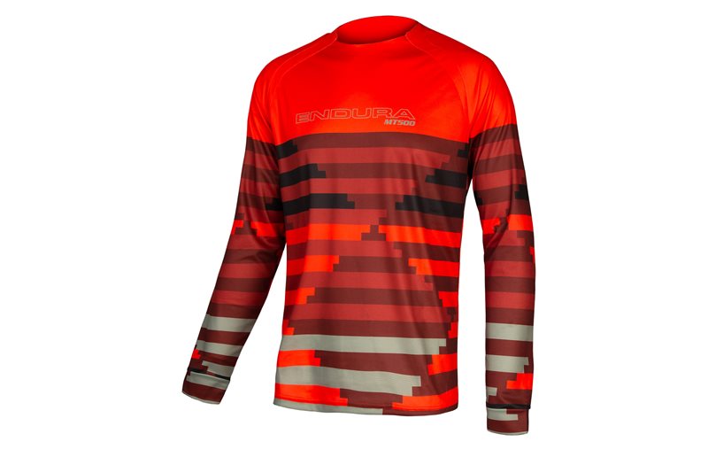 Endura Pyöräilypaita MT500 Supercraft L/S Tee Ltd Paprika