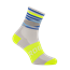 Rogelli Sykkelstrømper Stripe Socks Grey/Fluor