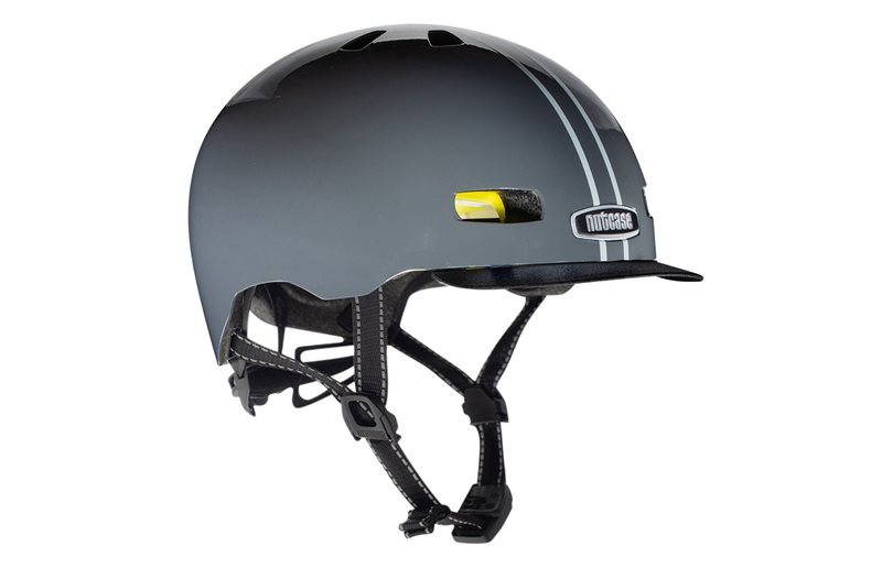 BMX-kypärä Nutcase Street Mips Suit and Tie Stripe Matte Reflective