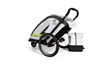 Hamax Cykelvagn Breeze One 1 barn WHITE/GREEN