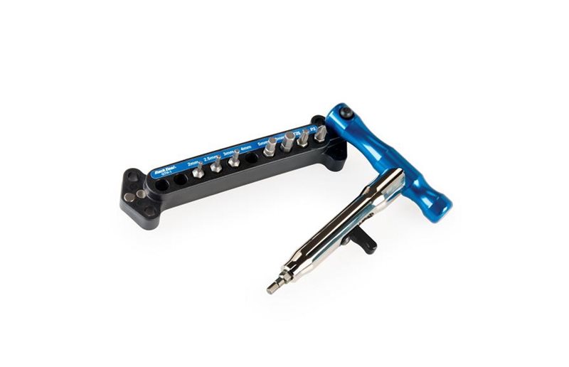 Ruuvauskärkisarja Park Tool QTH-1 Quick Change Bit Driver Set Vääntimellä