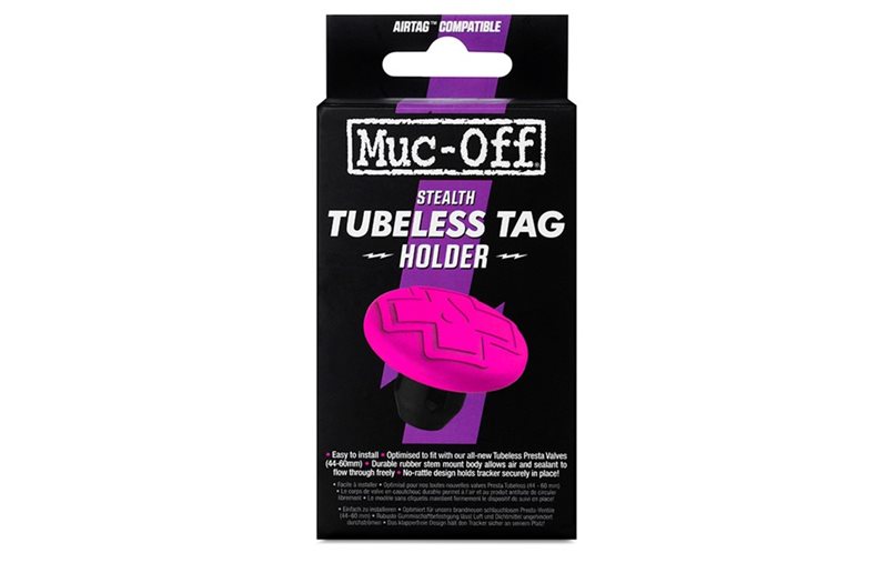 AirTag-holder Muc-Off til Tubelessdæk Sort/Rosa