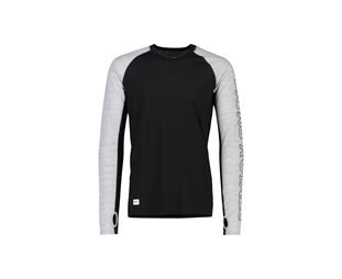 Mons Royal Pyöräilypaita Miesten Temple Tech Ls Black/Greymarl