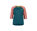 Mons Royal Sykkeltrøye Wool Womens Tarn Freeride Raglan 3/4 Deepteal/Pinkclay