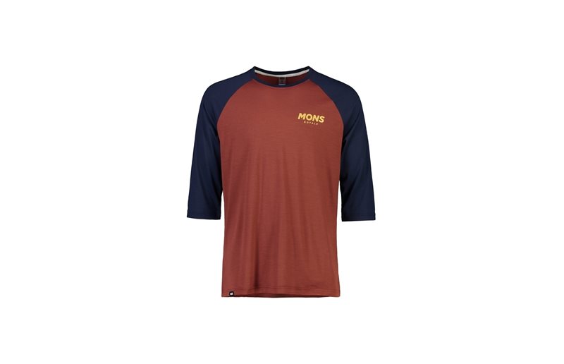 Mons Royal Pyöräilypusero Tarn Freeride Raglan 3/4 M Navy/Chocolate