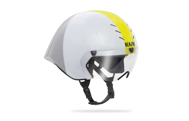 Maantiekypärä Kask Mistral Valkoinen/Hopea