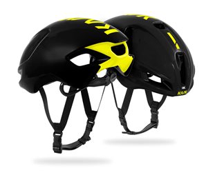 Maantiekypärä Kask Utopia Musta/Keltainen Fluo