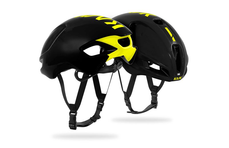 Maantiekypärä Kask Utopia Musta/Keltainen Fluo