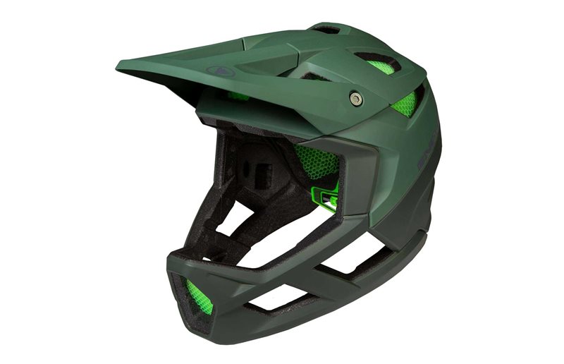 Full Face kypäräkypärä Endura MT500e Forestgreen