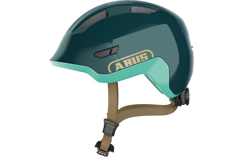 Lasten pyöräilykypärä ABUS Smiley 3.0 Ace Led Royal Green