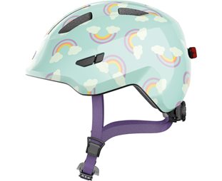 Abus Cykelhjelm Smiley 3.0 LED Blue Rainbow