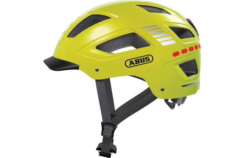 Pyöräilykypärä ABUS Hyban 2.0 Led Signal Yellow