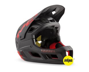 Full Face kypärä MET Parachute Black/Red
