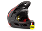 Full Face kypärä MET Parachute Black/Red
