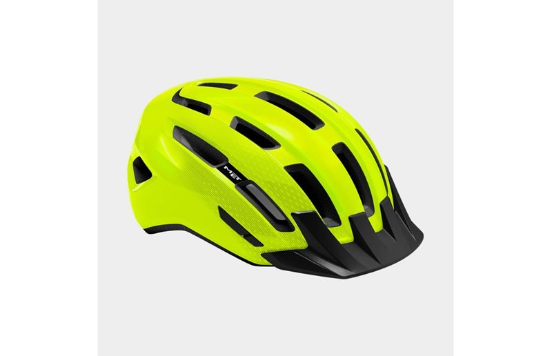 Met Cykelhjelm Downtown Sikkerhedsgul/Glossy