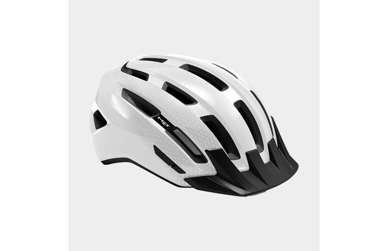 Pyöräilykypärä MET Downtown White/Glossy