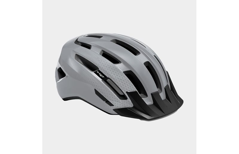 Met Cykelhjelm Downtown Mips Grå/Glansfuld