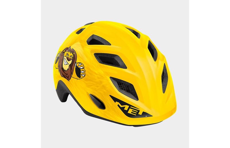 Met Cykelhjälm Genio Yellow Lion/Glossy