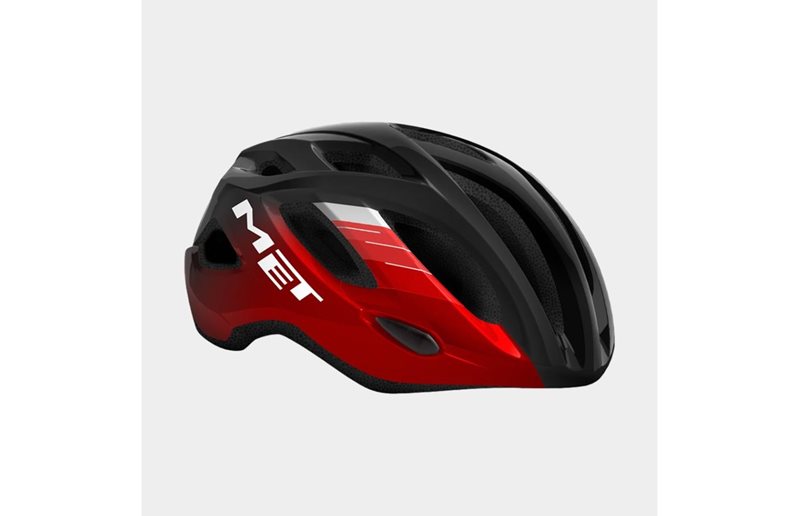 Maantiekypärä MET Idolo Black Metallic Red/Glossy