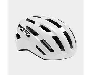 Met Cykelhjelm Miles Hvid/Glansfuld
