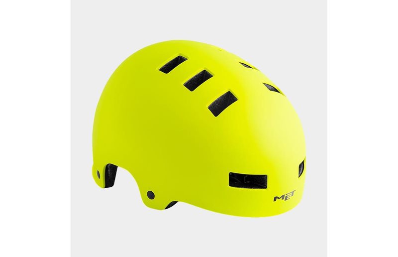 Met Cykelhjälm Zone Safety Yellow/Matt