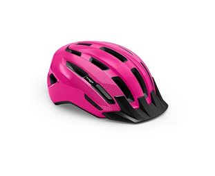 Met Cykelhjälm Active/Crossover Downtown Pink/Glossy