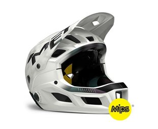 Full Face kypärä MET Parachute Mcr Mips White/Matt