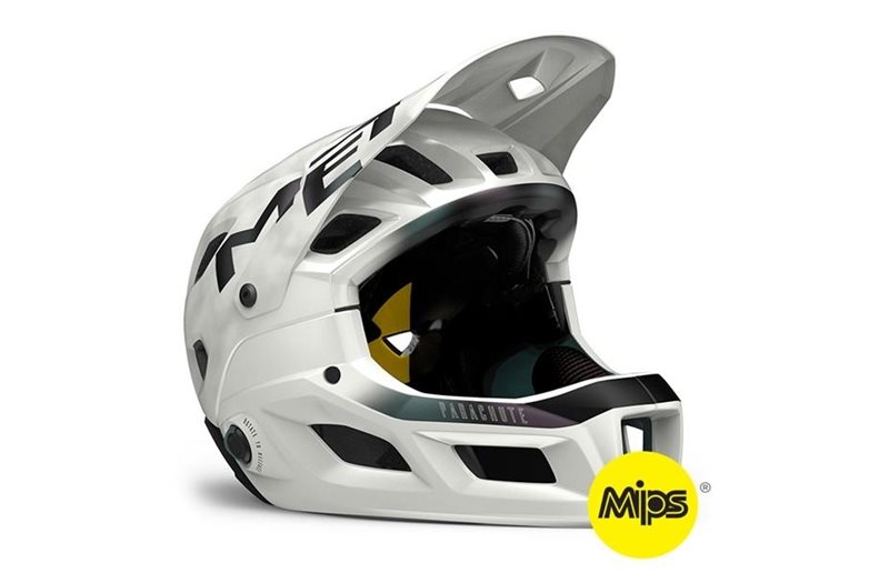 Full Face kypärä MET Parachute Mcr Mips White/Matt