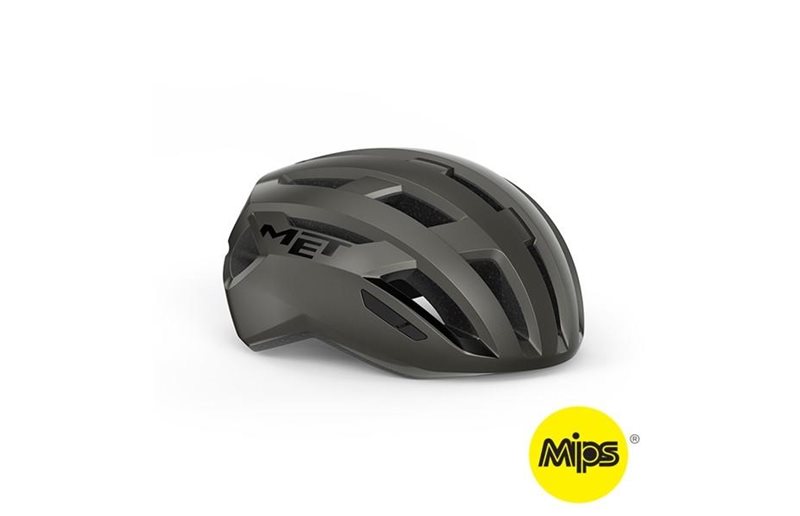 Maantiekypärä MET Road Vinci Mips Titanium/Glossy