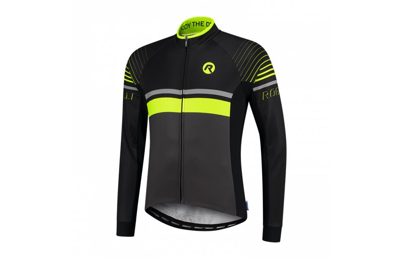 Rogelli Pyöräilypaita Hero Grey/Black/Fluor