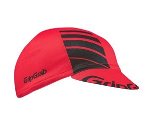 GripGrab Pyöräilylippis Lightweight Summer Cycling Cap Red/Black