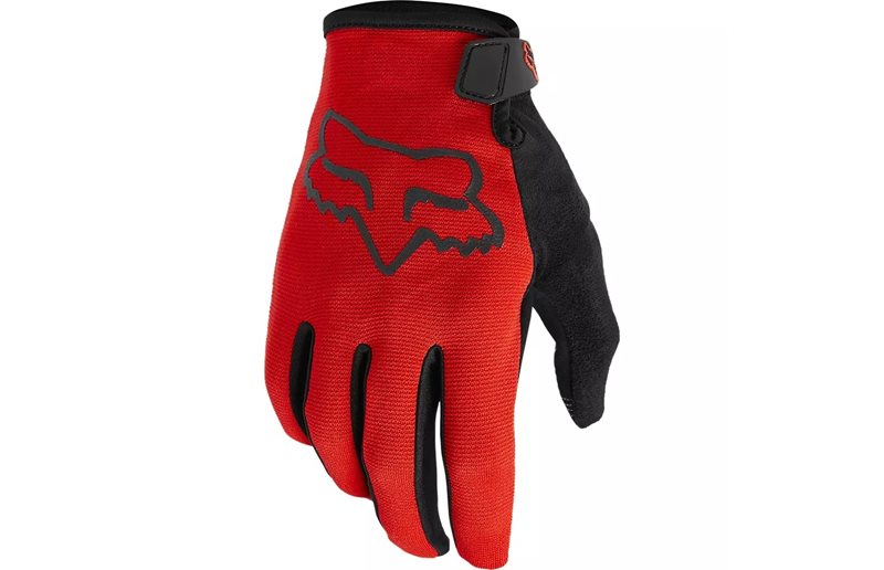 Fox Lasten pyöräilyhanskat Ranger Glove Musta Punainen