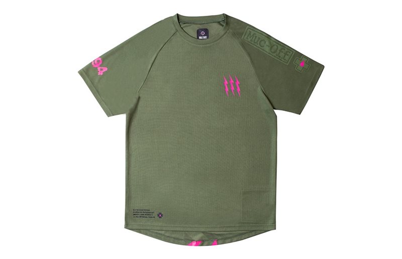 Pyöräilypaita Muc-Off Riders Jersey S/S Vihreä