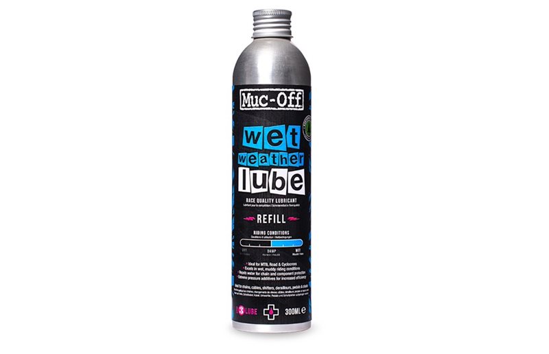 Ketjuöljy Muc-Off Bicycle Wet Weather Lube Refill 300ml Täyttöpullo Märälle kelille