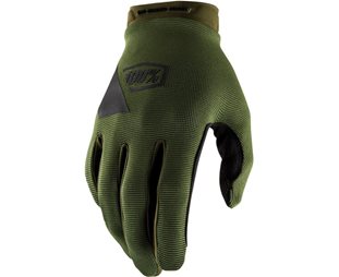 100% Ridecamp Gloves ARMY GREEN/BLACK