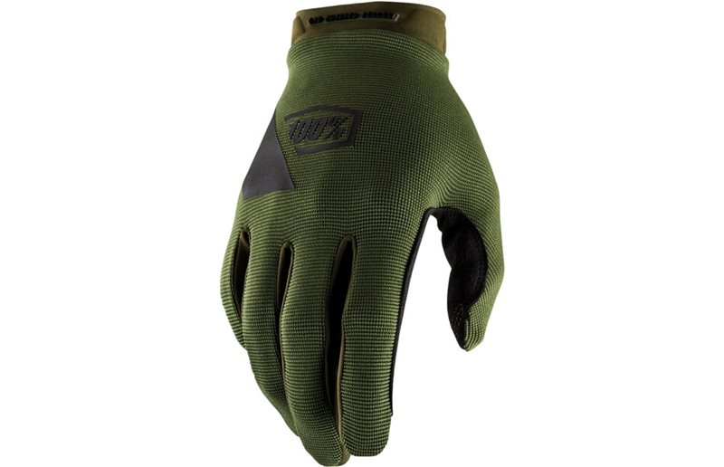100% Ridecamp Gloves Army Green/Black