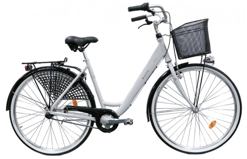 MADE Naisten polkupyörä Viola City 3-vaihteinen 28" Valkoinen