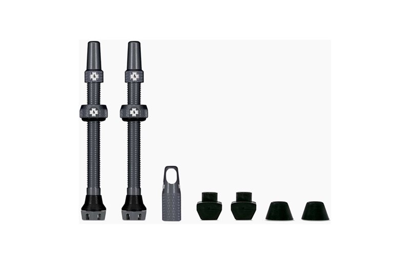 Tubeless venttiilisarja Muc-Off Tubeless Valve Kit V2 Universal Harmaa