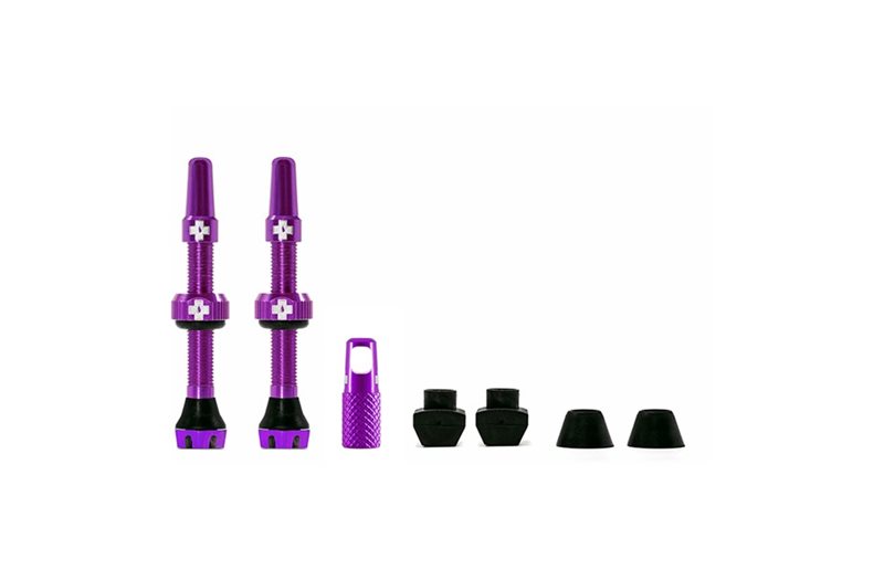 Muc-Off Tubeless Valve Kit V. 2.0 Black Purple