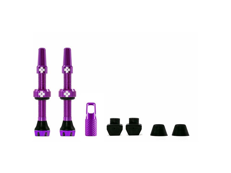 Muc-Off Tubeless Valve Kit V. 2.0 Black Purple