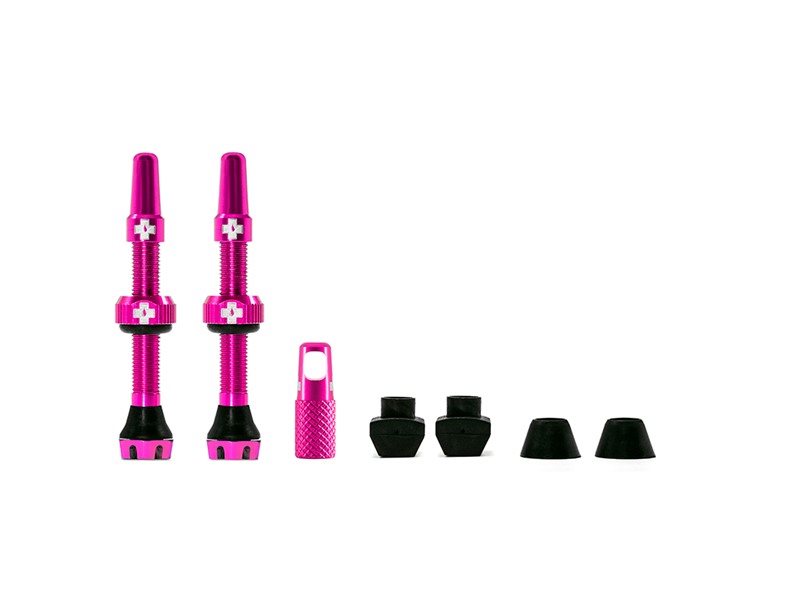 Muc-Off Tubeless Valve Kit V. 2.0 Black Pink