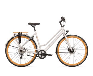 Naisten hybridipyörä Frappé FSS 500 Matta Hopea