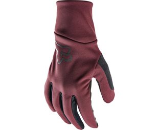 Fox Naisten pyöräilyhanskat Ranger Fire Glove Darkmaroon