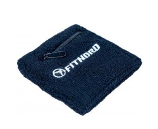 Fitnord Wrist Sweatband With Pocket