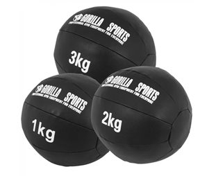 Gorilla Sports Slamballpaket - 3Kg 4Kg 5Kg