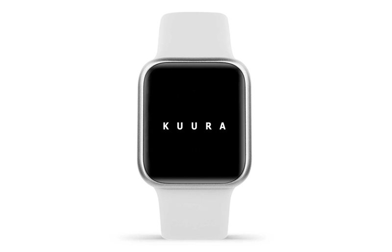 Kuura Smart Watch Function F5 Musta Valkoinen