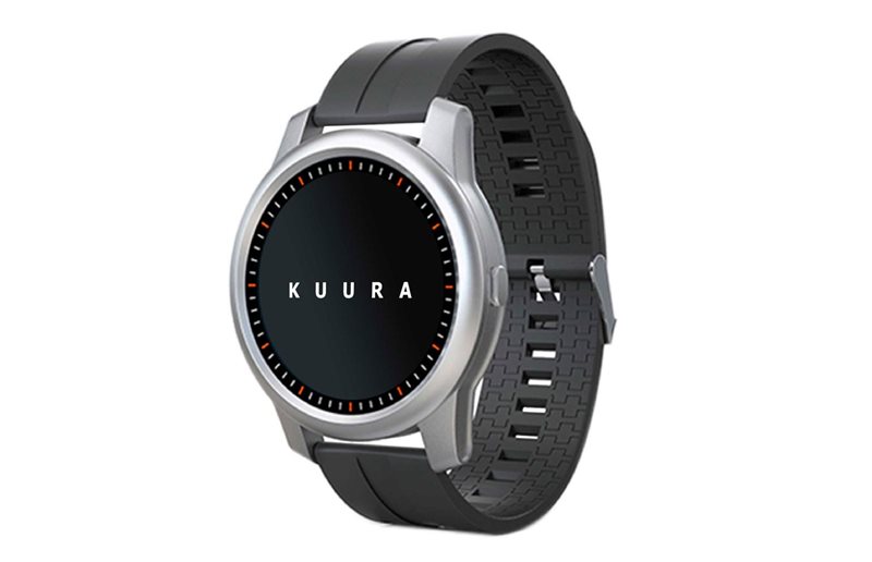 Kuura Smart Watch Fashion Fm1 Men Black Silver