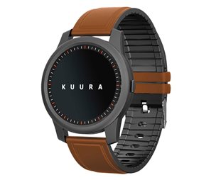 Kuura Smart Watch Fashion Fm1 Men Black BRUN
